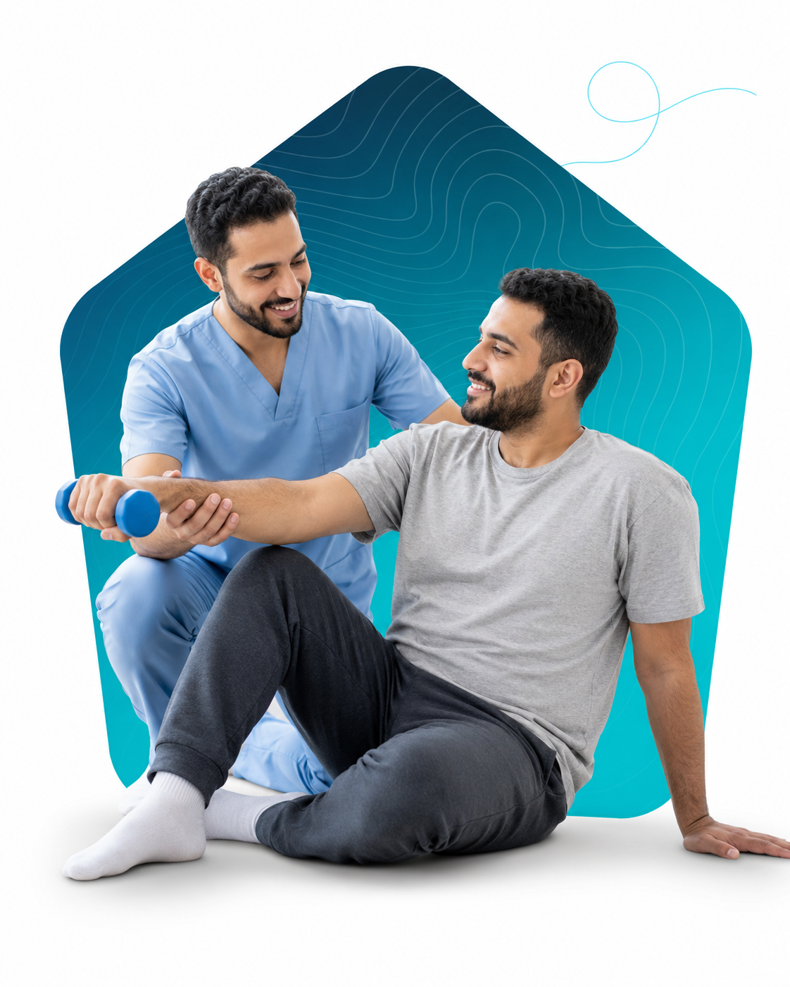 جلسه فیزیوتراپی در منزل